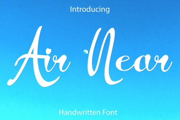 Air Near: The Delicate Script Typeface for Modern Campaigns