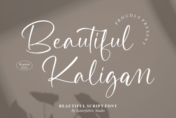 Beautiful Kaligan: The Handwritten Font That Elevates Small Business Branding