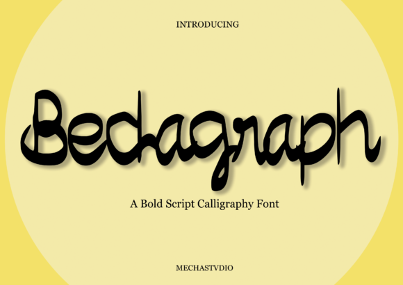 Bedagraph: A Thin and Cool Script Font for Modern Branding