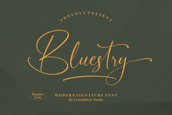 Bluestry: The Perfect Script Amp Font for Handmade Brands