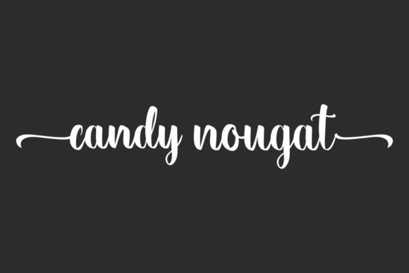 Candy Nougat: The Sweetest Script Font for Modern Web Design