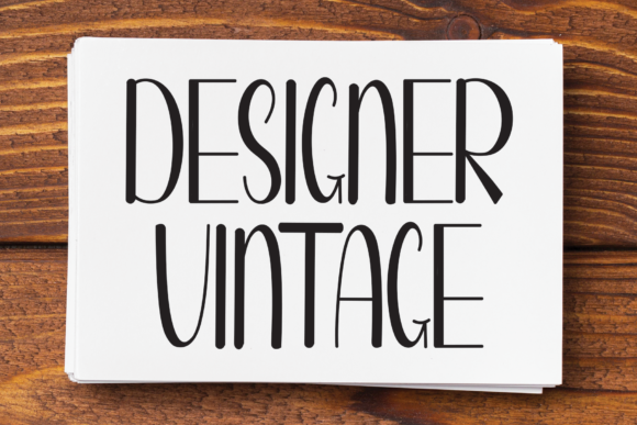 Designer Vintage: The Handwritten Typeface for Authentic Campaigns