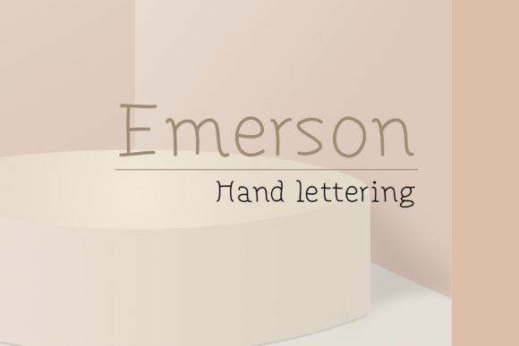 Emerson: The Handwritten Typeface That Elevates Editorial Design