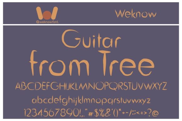 Guitar from Tree: The Script Font for Scroll-Stopping Brand Stories