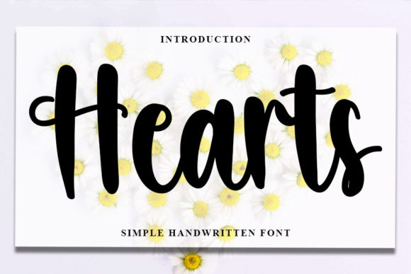 Hearts: The Handwritten Font That Elevates Your Digital Campaigns
