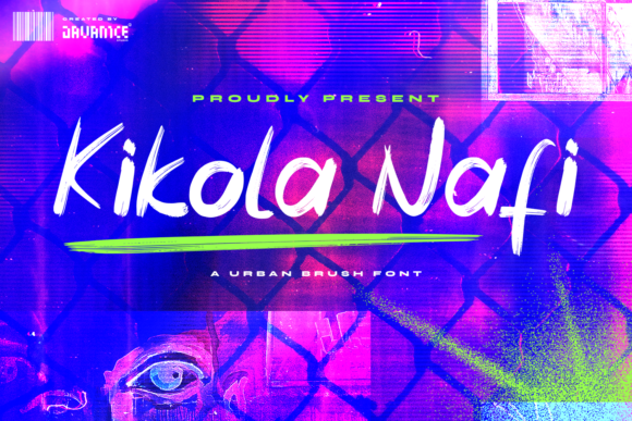 Kikola Nafi: A Handwritten Typeface for Modern Editorial Design