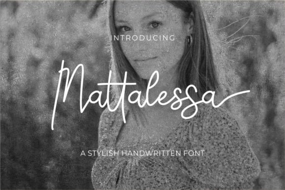 Mattalessa: A Free-Flowing Script Font for Premium Brand Identity
