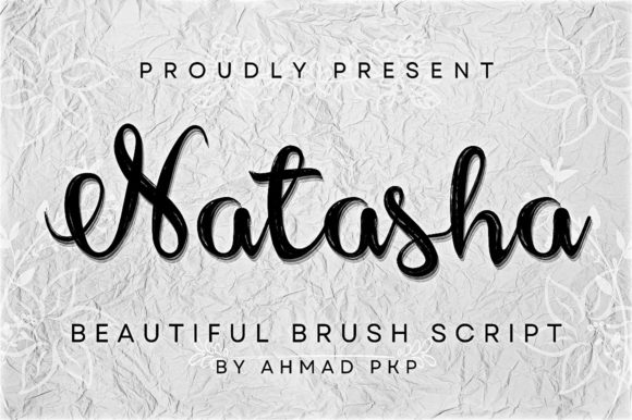 Natasha: A Script Font for Editorial Design and Content Branding