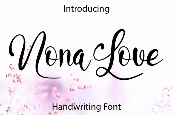 Nona Love: A Handwritten Typeface for Editorial Elegance