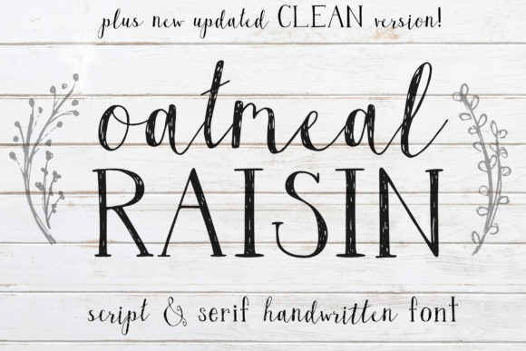 Oatmeal Raisin Duo: The Warm Typeface for Authentic Brand Identity