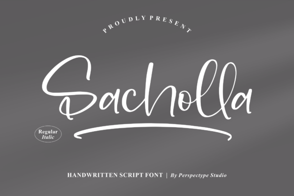 Sacholla: The Script Amp Typeface for Modern Editorial Design