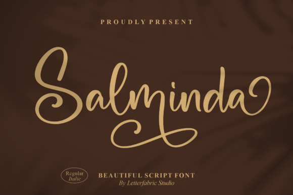 Salminda: A Modern Script Typeface for Digital Brands