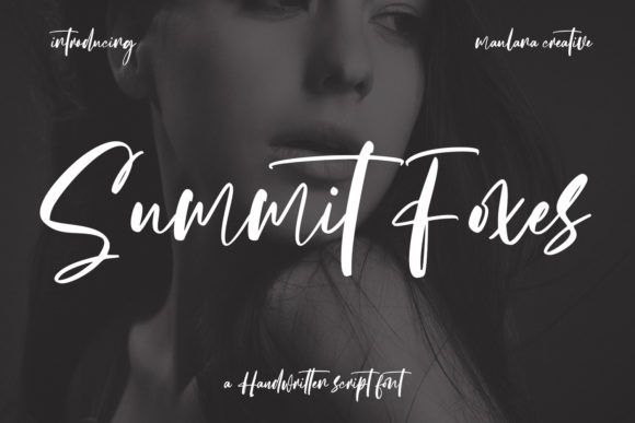 Summit Foxes: A Handwritten Typeface for Editorial Design