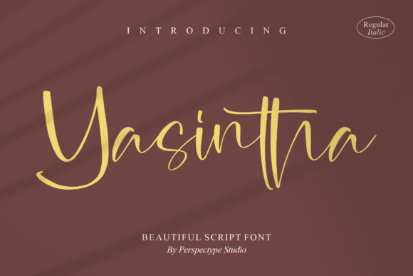 Yasintha: The Elegant Script Font for Handmade Crafts