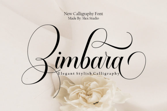 Zimbara: The Perfect Script Font for Handmade Shop Labels